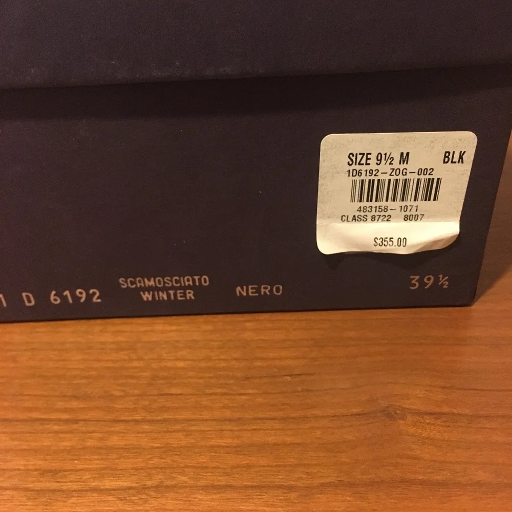 Prada Black Suede Loafers with Silver Buckle - Picture 4 of 8